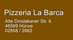 Logo von Pizzeria La Barca